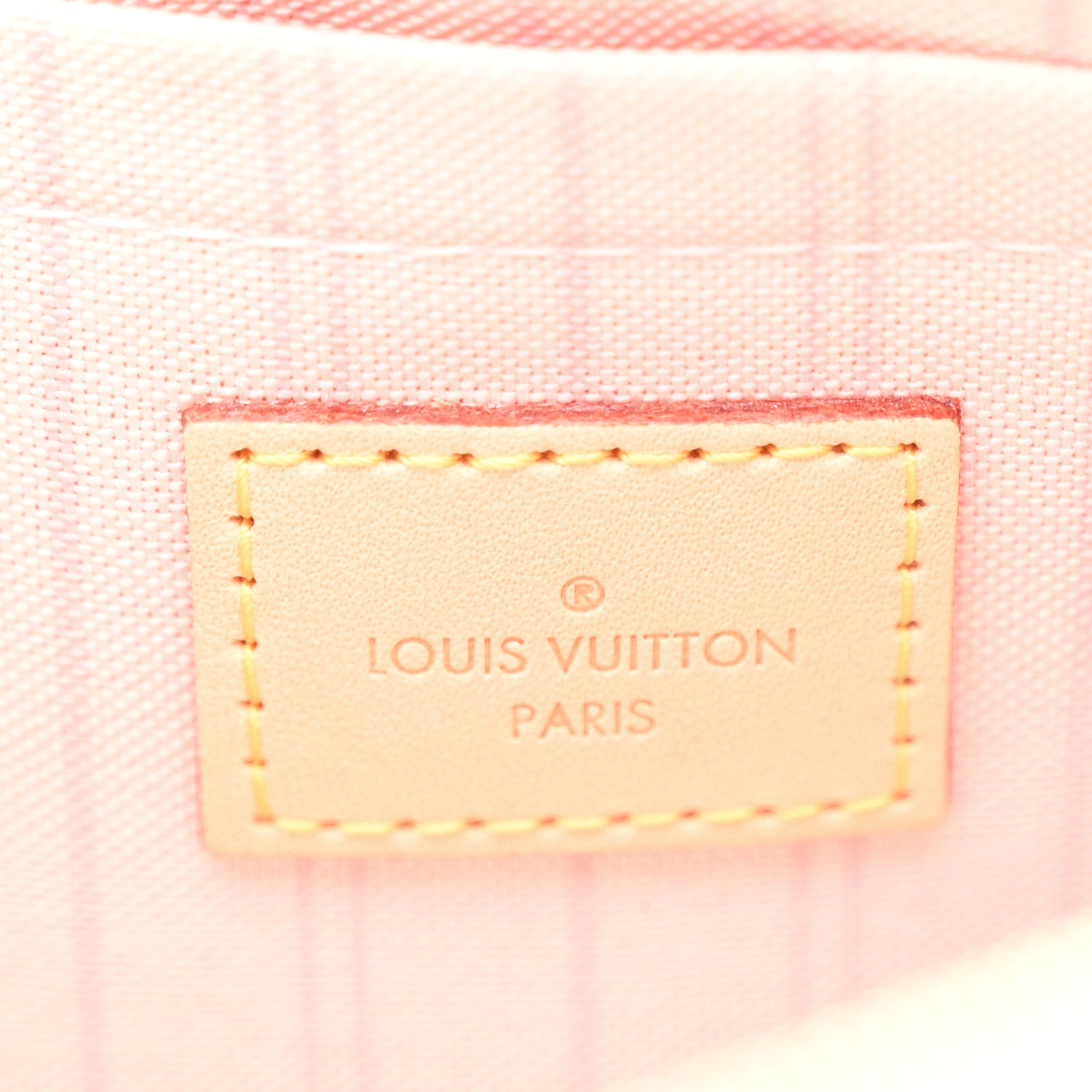 Louis Vuitton Damier Azur Neverfull MM GM Pochette Rose Ballerine 6 of 7