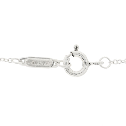 Tiffany Sterling Silver Enamel Return to Tiffany Double Mini Heart Tag Pendant Necklace Blue 5 of 5