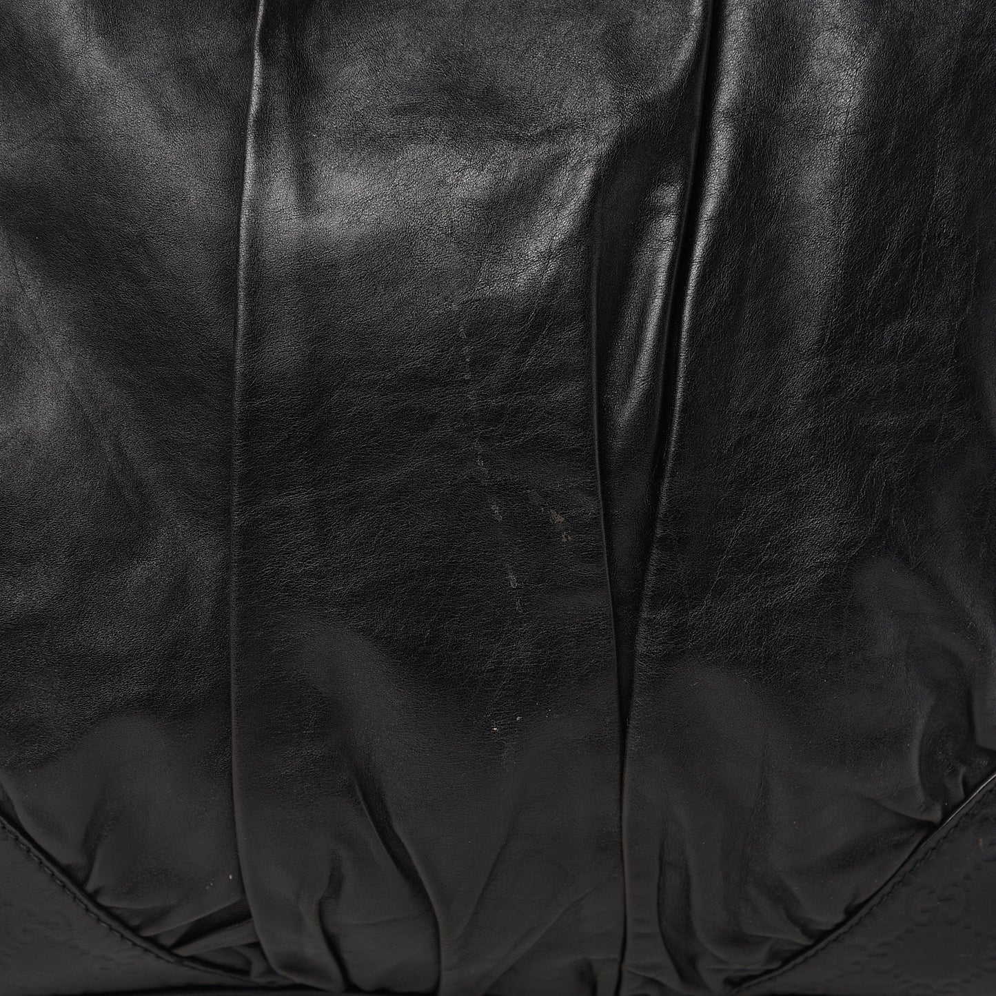 Calfskin Guccissima Full Moon Tote Black