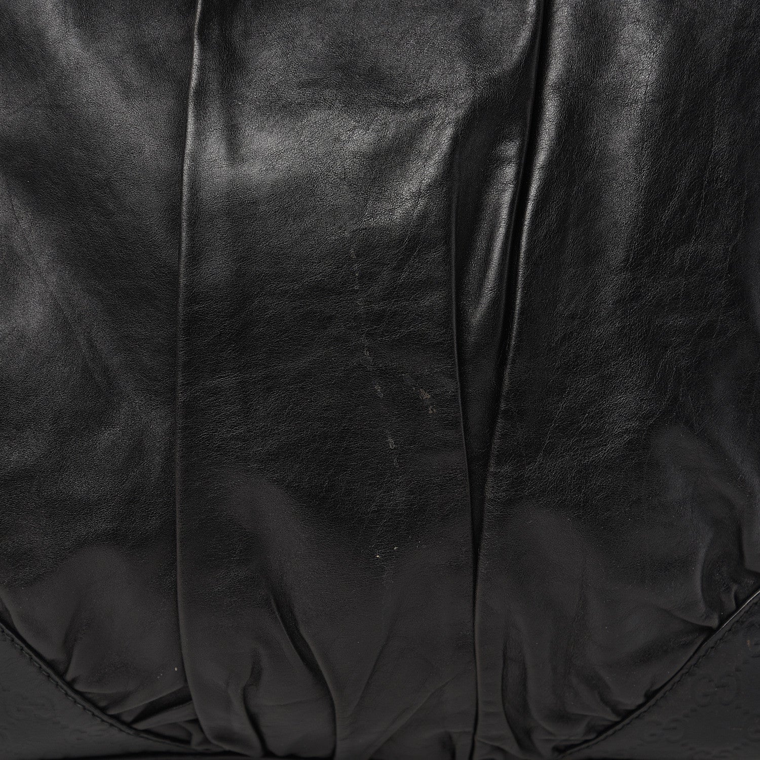 Gucci Calfskin Guccissima Full Moon Tote Black 8 of 11