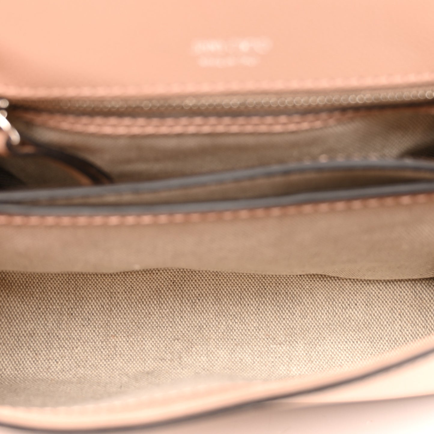 Calfskin Crystal Small Cheri Top Handle Bag  Powder Pink