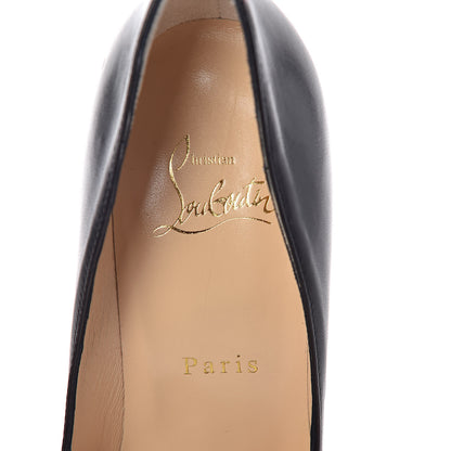 Christian Louboutin Shiny Nappa Pigalle Follies 100 Pumps 37 Black 6 of 7