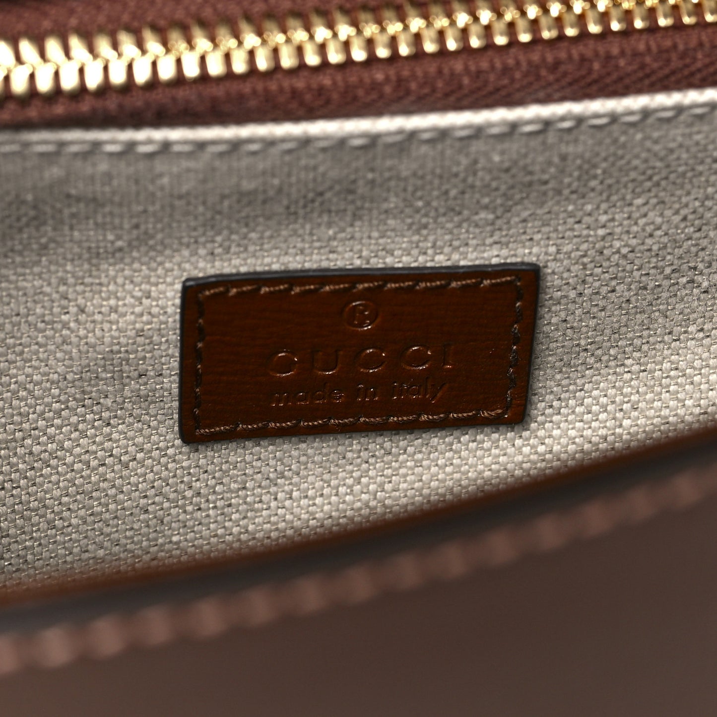 Azalea Calfskin Web Horsebit 1955 Shoulder Bag Brown Sugar