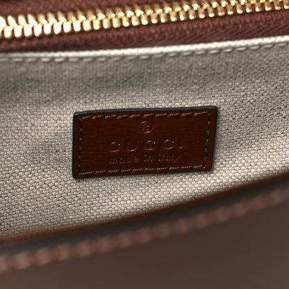 Gucci Azalea Calfskin Web Horsebit 1955 Shoulder Bag Brown Sugar 6 of 8