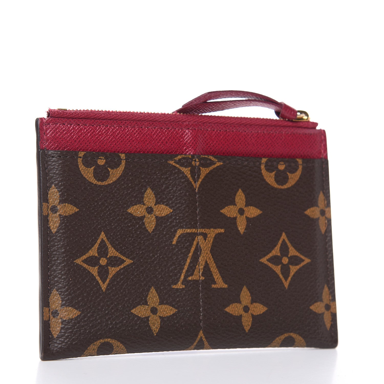 Louis Vuitton Monogram Zipped Card Holder Fuchsia 3 of 6
