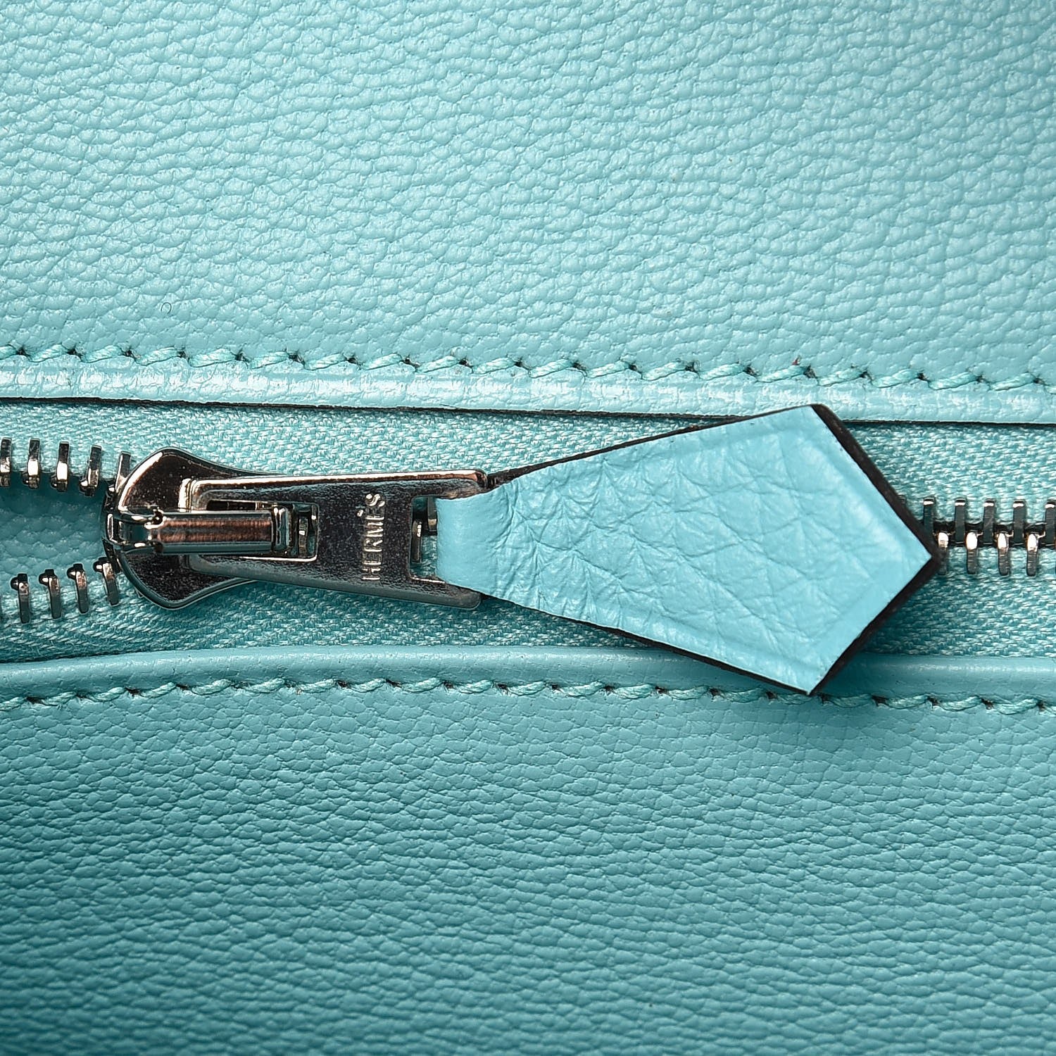 Hermes Taurillon Clemence Birkin 30 Bleu Atoll 23 of 34