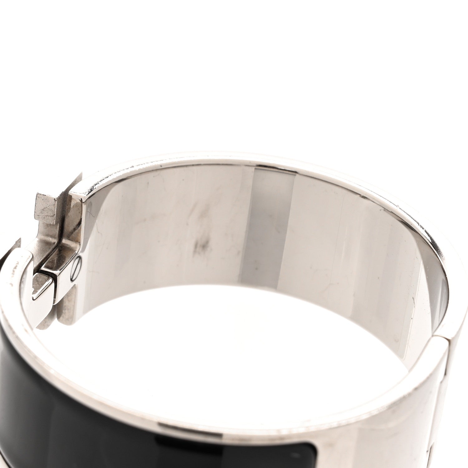 Hermes Enamel Wide Clic Clac H Bracelet PM Black 5 of 6