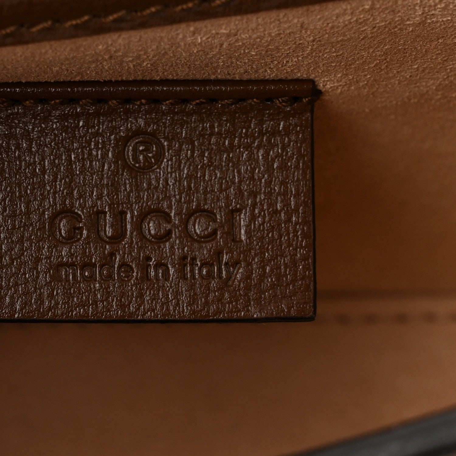 Gucci GG Supreme Monogram Mini Horsebit 1955 Shoulder Bag Beige Brown Sugar 6 of 10