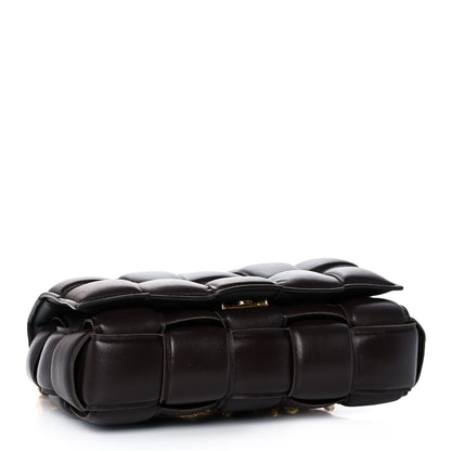 Bottega Veneta Lambskin Maxi Intreccio Padded Chain Cassette Crossbody Bag Black 4 of 9
