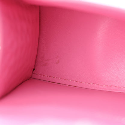 Balenciaga Shiny Calfskin Crocodile Embossed Hourglass Top Handle Bag XS Baby Pink 11 of 20