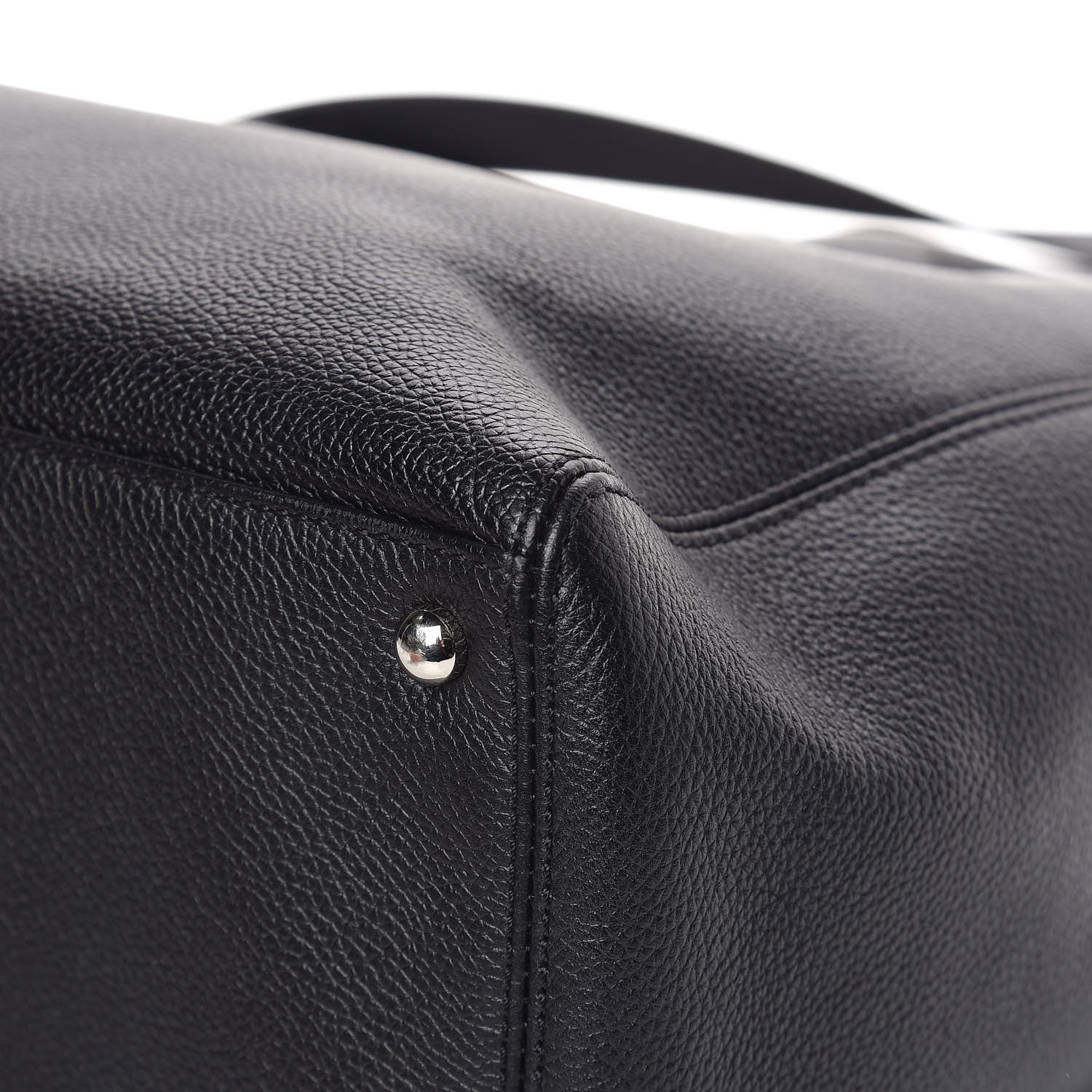 Chanel Calfskin Cerf Executive Shopper Tote Black 14 of 14