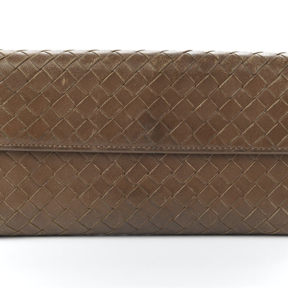 Bottega Veneta Nappa Intrecciato Continental Flap Wallet Ebano 9 of 10