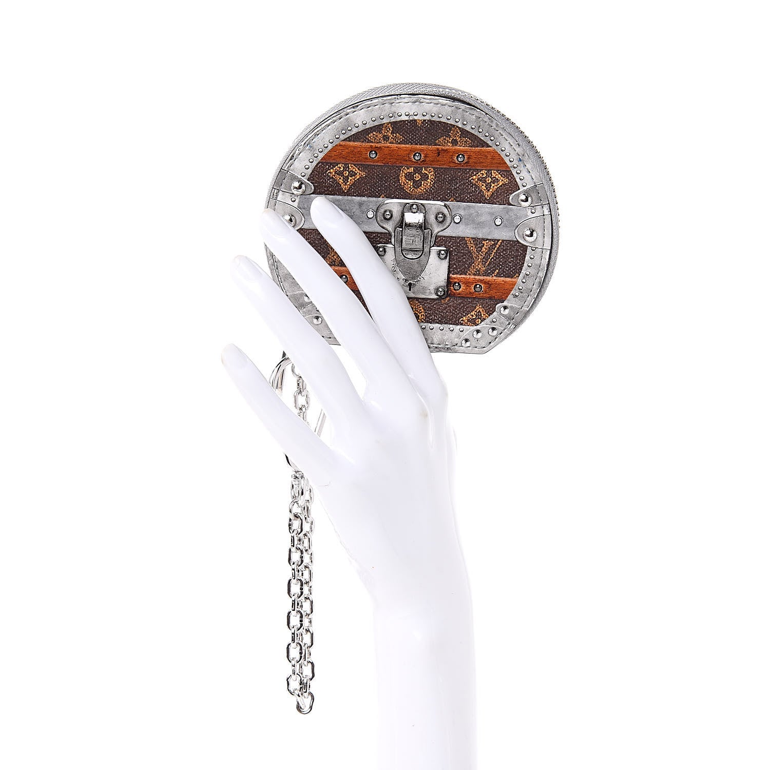 Louis Vuitton Transformed Monogram Time Trunks Micro Boite Chapeau Coin Purse Marron 2 of 7