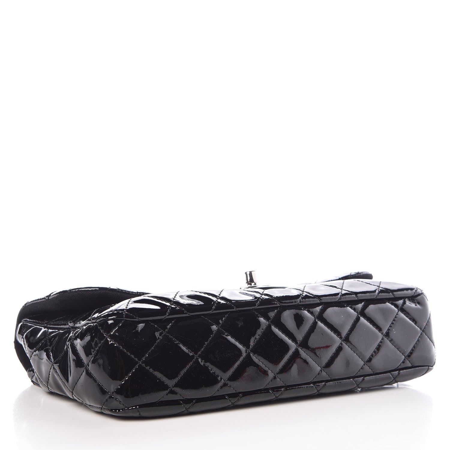 Chanel Patent Net Large La Madrague Tote Black 9 of 16