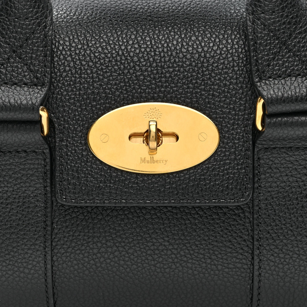 Mulberry Small Classic Grain Mini Bayswater Black 7 of 9