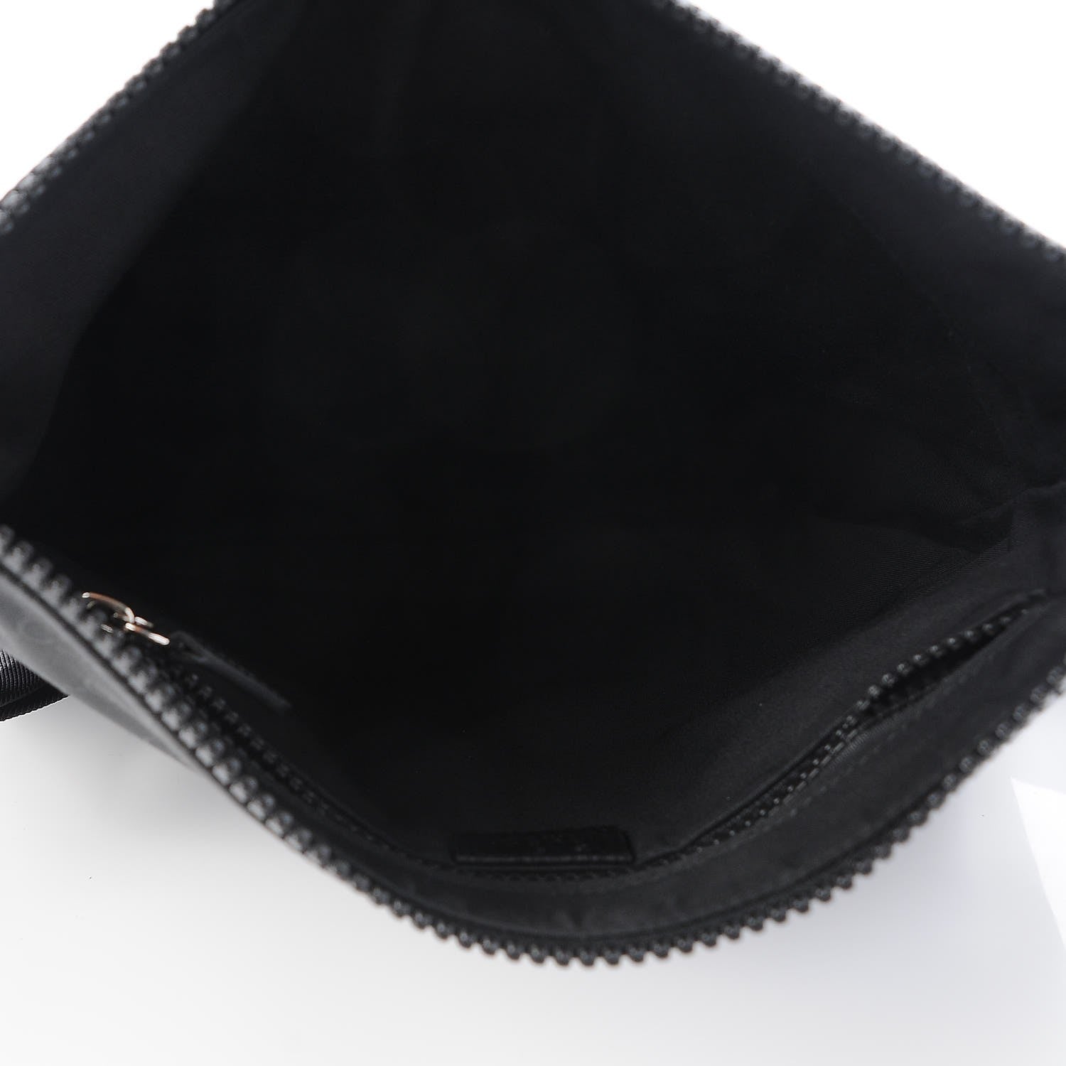 Gucci Nylon Monogram Small Flat Messenger Bag Black 5 of 7