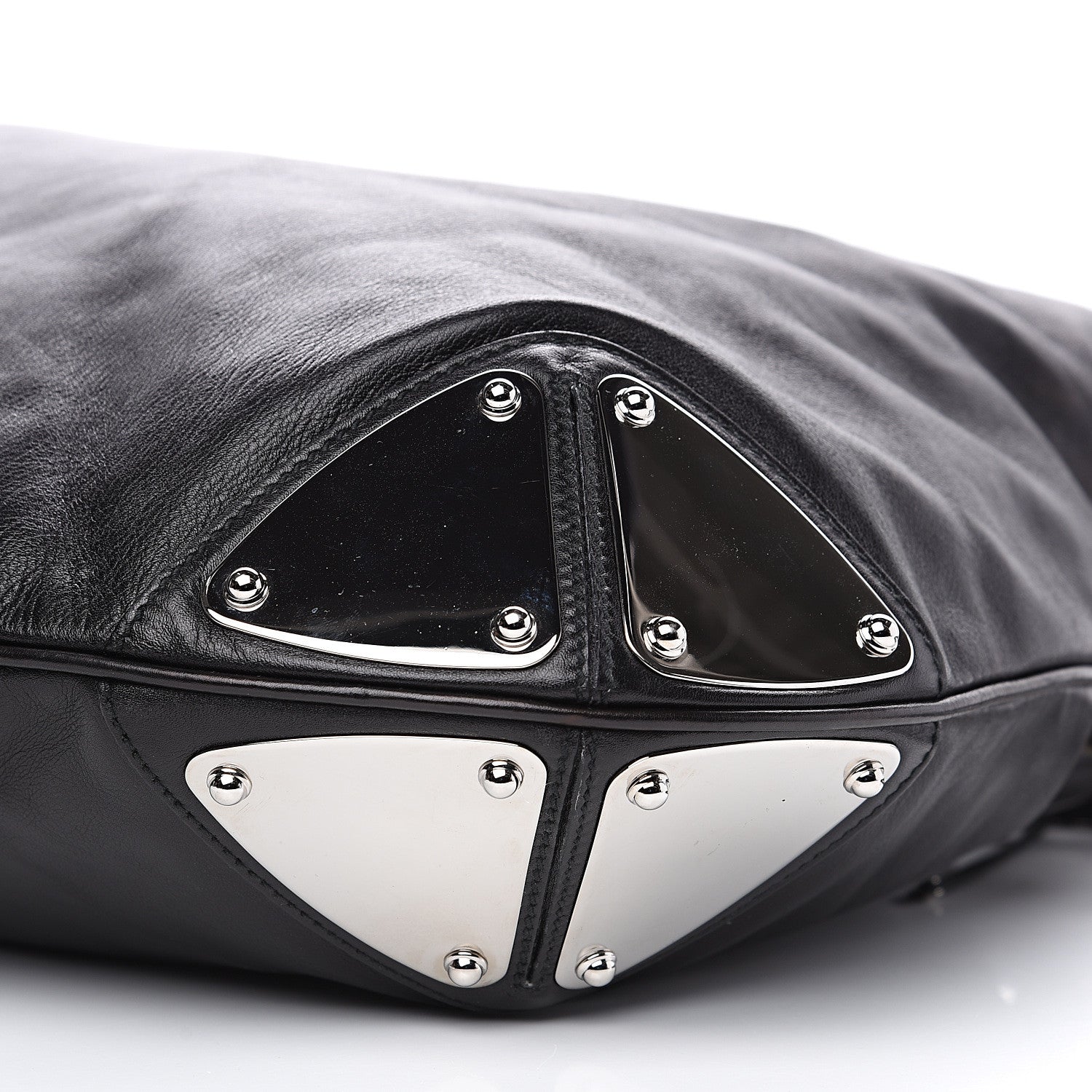 Gucci Calfskin Large Indy Top Handle Hobo Black 9 of 9