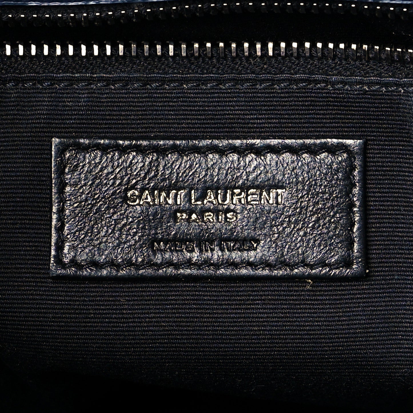 Crinkled Calfskin Matelasse Monogram Medium Niki Chain Satchel Deep Marine