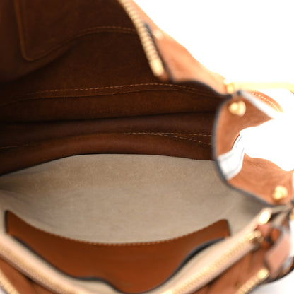 Chloe Suede Small Hayley Hobo Caramel 5 of 13