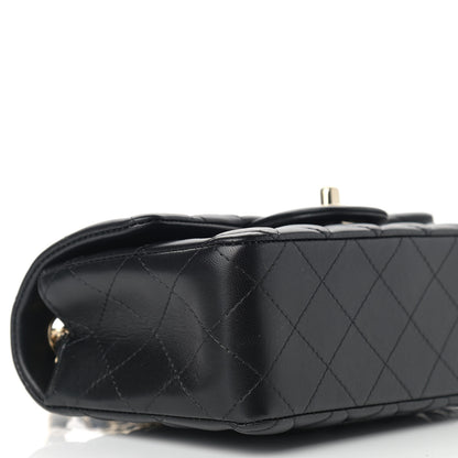 Chanel Lambskin Quilted Mini Rectangular Flap Black 8 of 9
