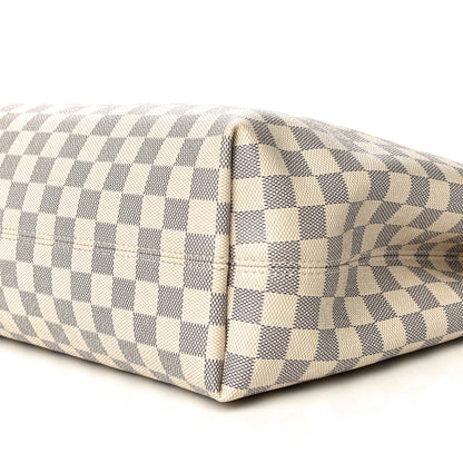 Louis Vuitton Damier Azur Graceful MM Rose Ballerine 9 of 9