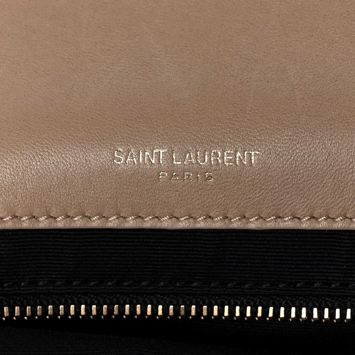 Lambskin Patchwork Monogram Medium Jamie Beige