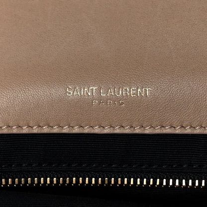 Saint Laurent Lambskin Patchwork Monogram Medium Jamie Beige 5 of 10