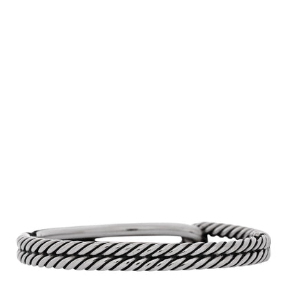 David Yurman Sterling Silver 10mm Single Loop Labyrinth Bracelet 2 of 3