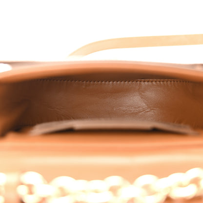 Salvatore Ferragamo Calfskin Small Vela Flap Bag Brown 5 of 12