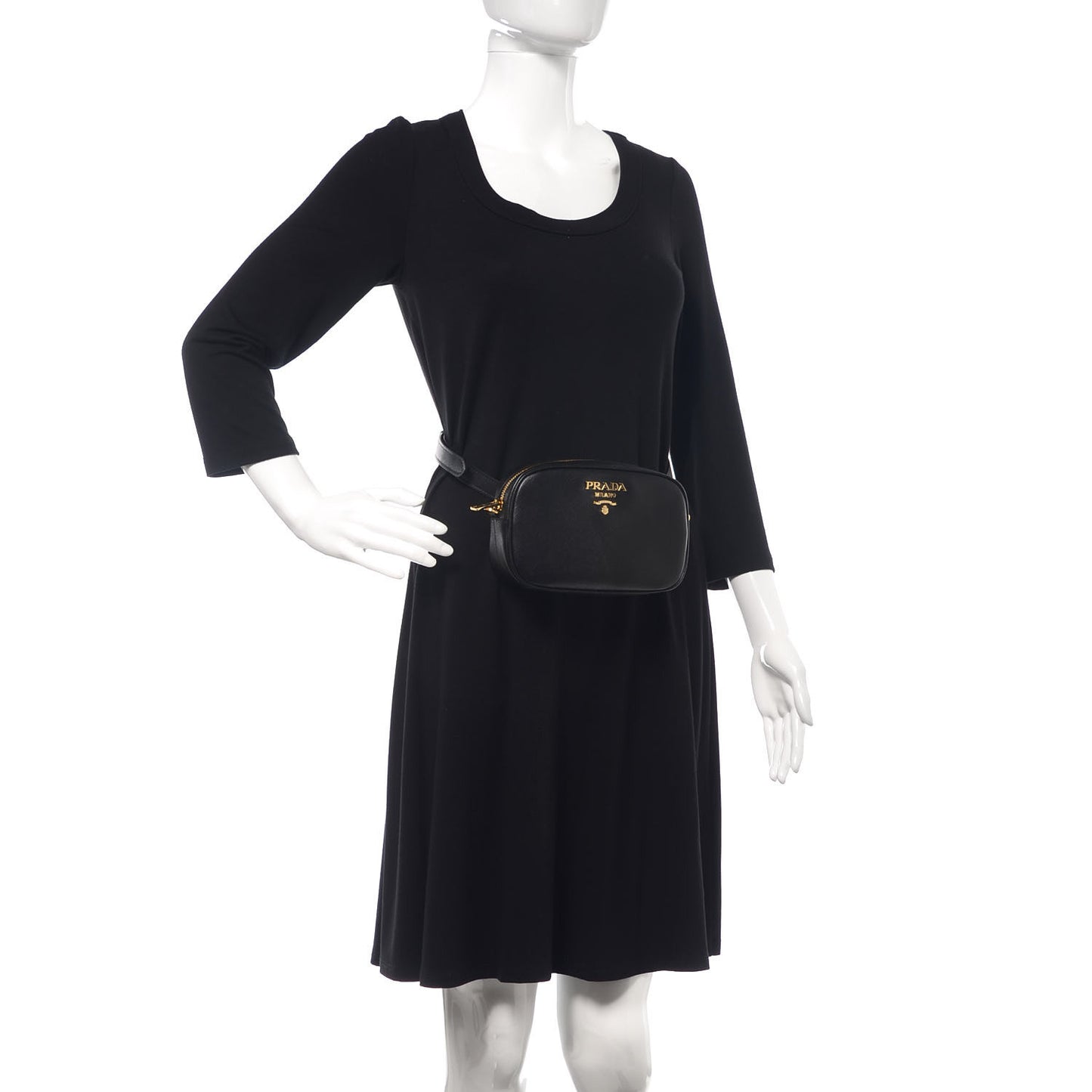 Saffiano Belt Bag Black