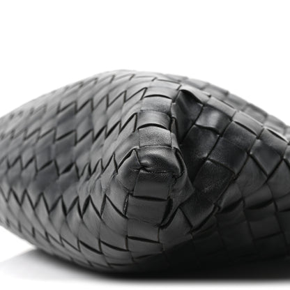 Bottega Veneta Calfskin Intrecciato Small Hop Black 10 of 10