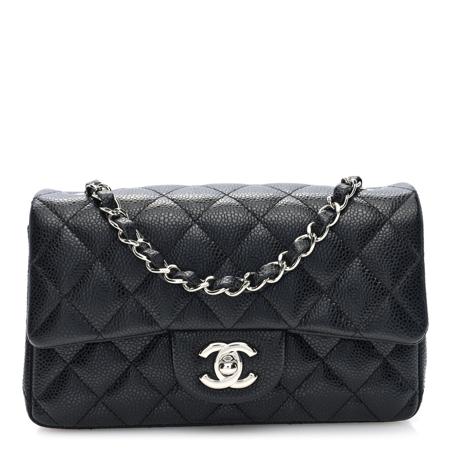 Chanel Caviar Quilted Mini Rectangular Flap Black 1 of 11