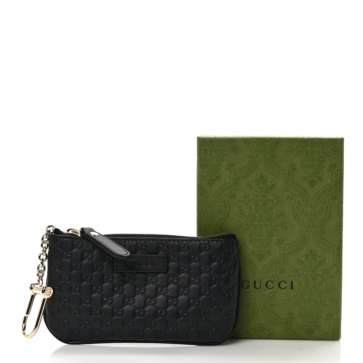 Gucci Microguccissima Key Ring Coin Case Black 8 of 8