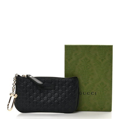 Gucci Microguccissima Key Ring Coin Case Black 8 of 8