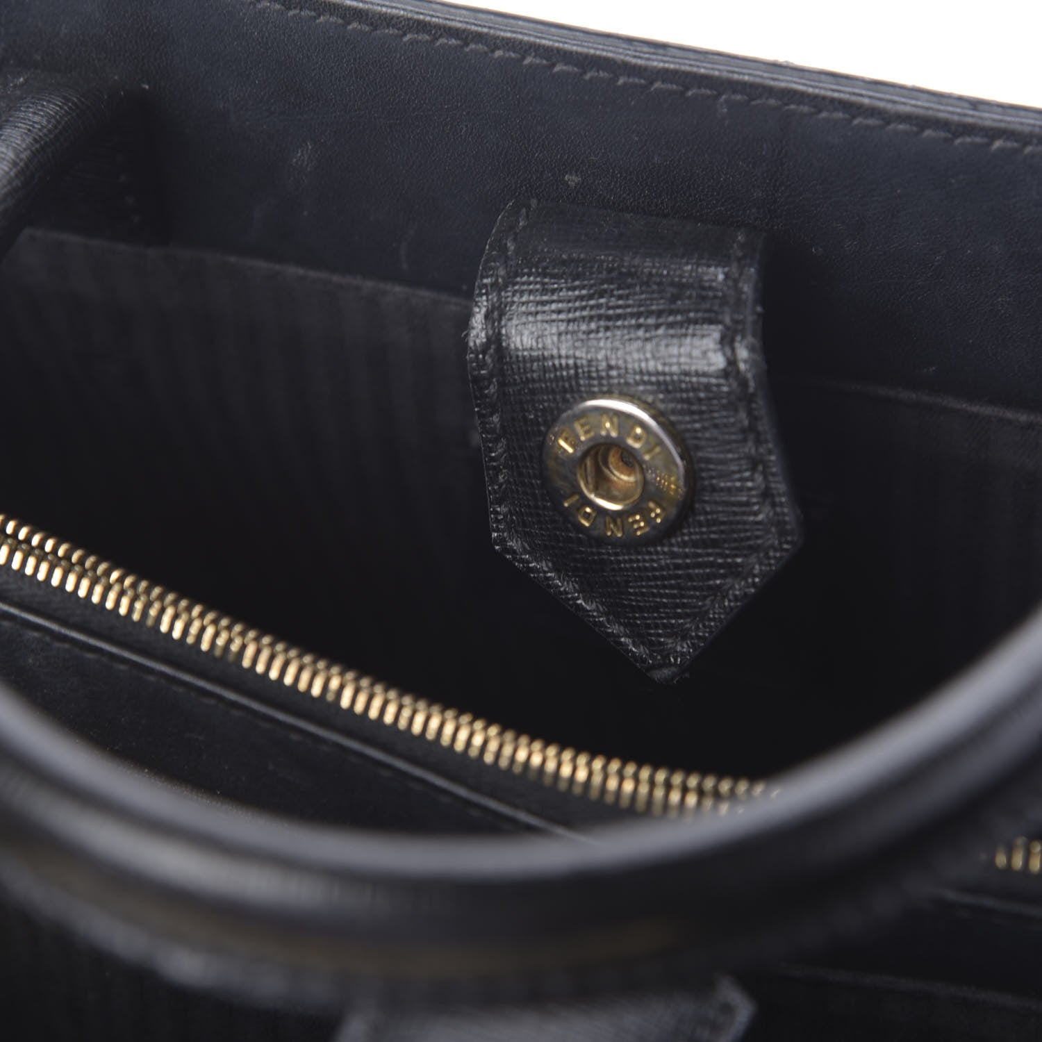 Fendi Vitello Elite Petite 2Jours Tote Black 11 of 16
