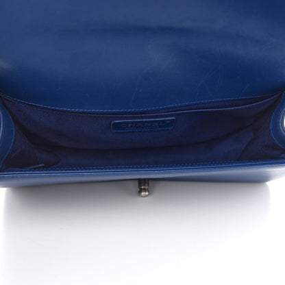 Chanel Lambskin Quilted Medium Boy Flap Blue 5 of 13