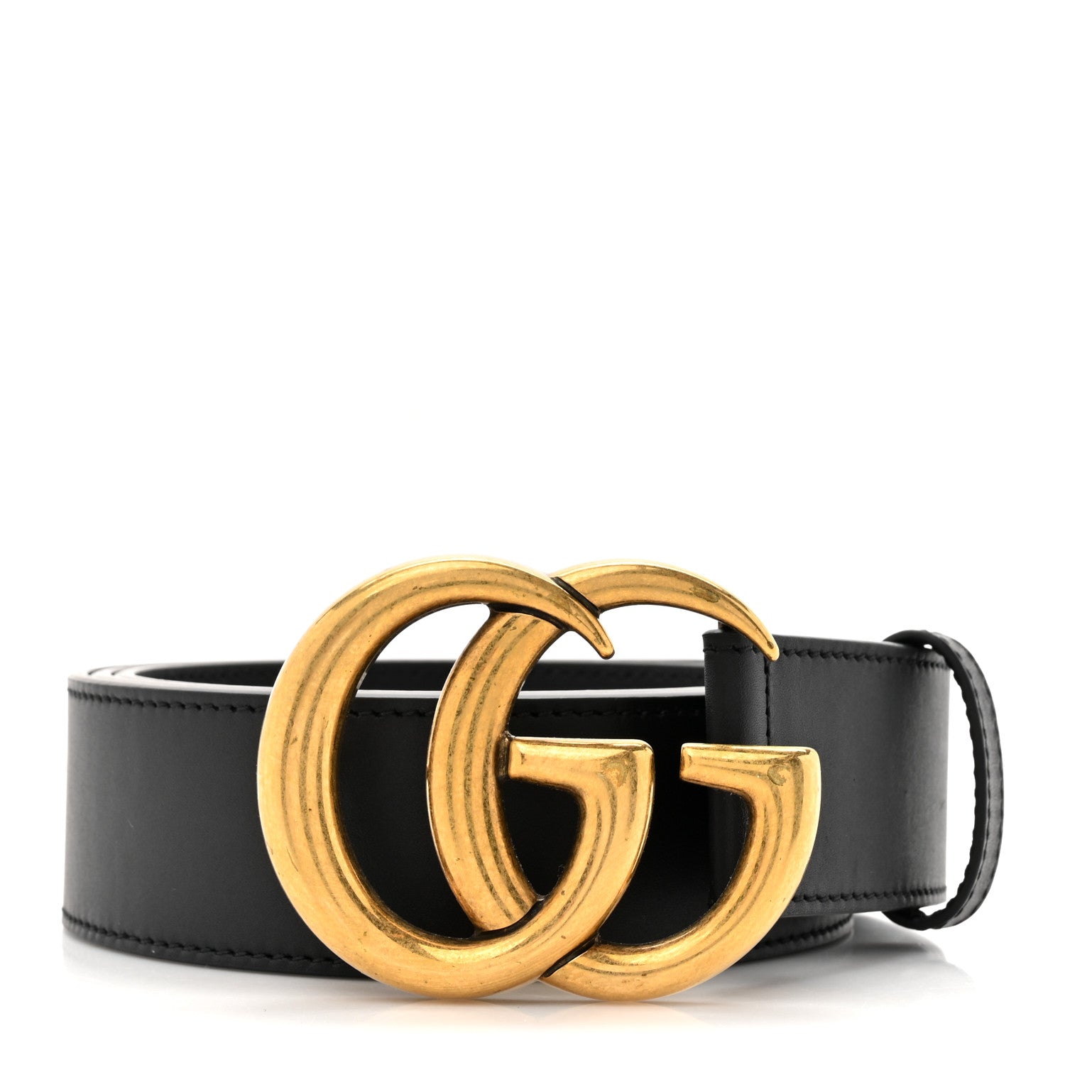 Gucci Calfskin Double G 40mm Belt 110 44 Black 1 of 5