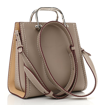 Alexander McQueen Calfskin The Short Story Shoulder Bag Taupe 3 of 14