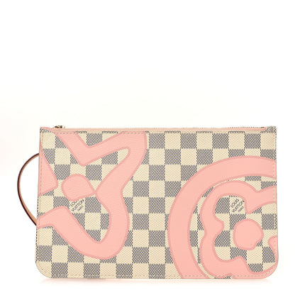 Louis Vuitton Damier Azur Tahitienne Neverfull MM GM Pochette 1 of 7