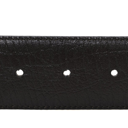 Gucci GG Supreme Monogram Calfskin Double G 80 32 Belt Beige Ebony New Acero 4 of 6