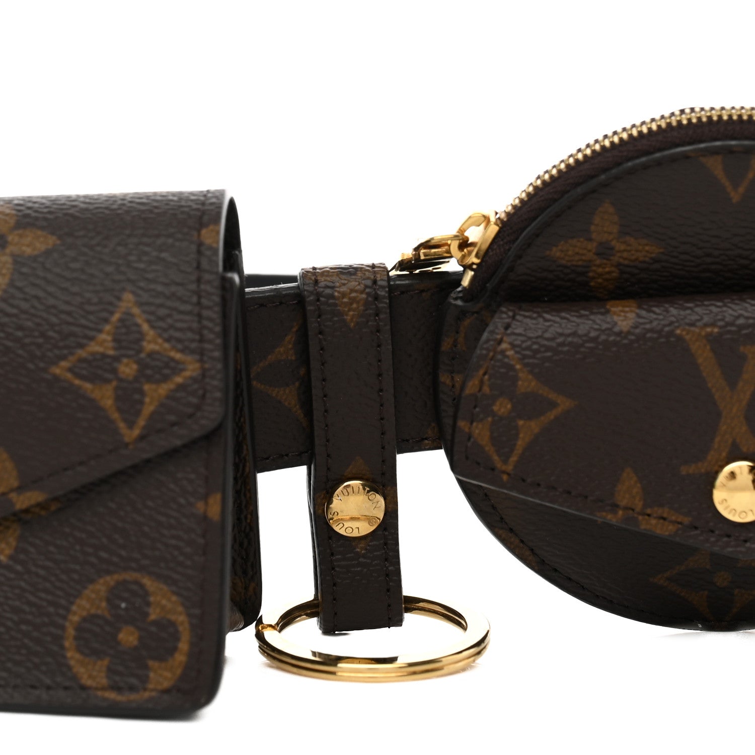 Louis Vuitton Monogram 30mm Daily Multi Pocket Belt 80 32 6 of 8