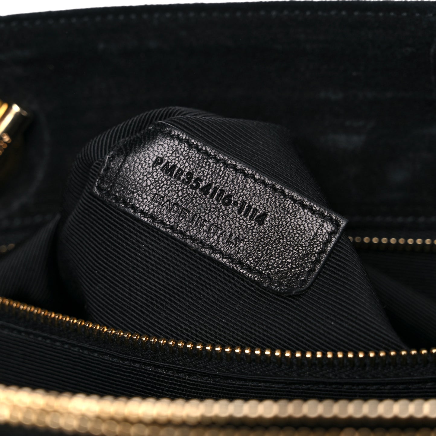Suede Monogram Cassandre Shopper Black