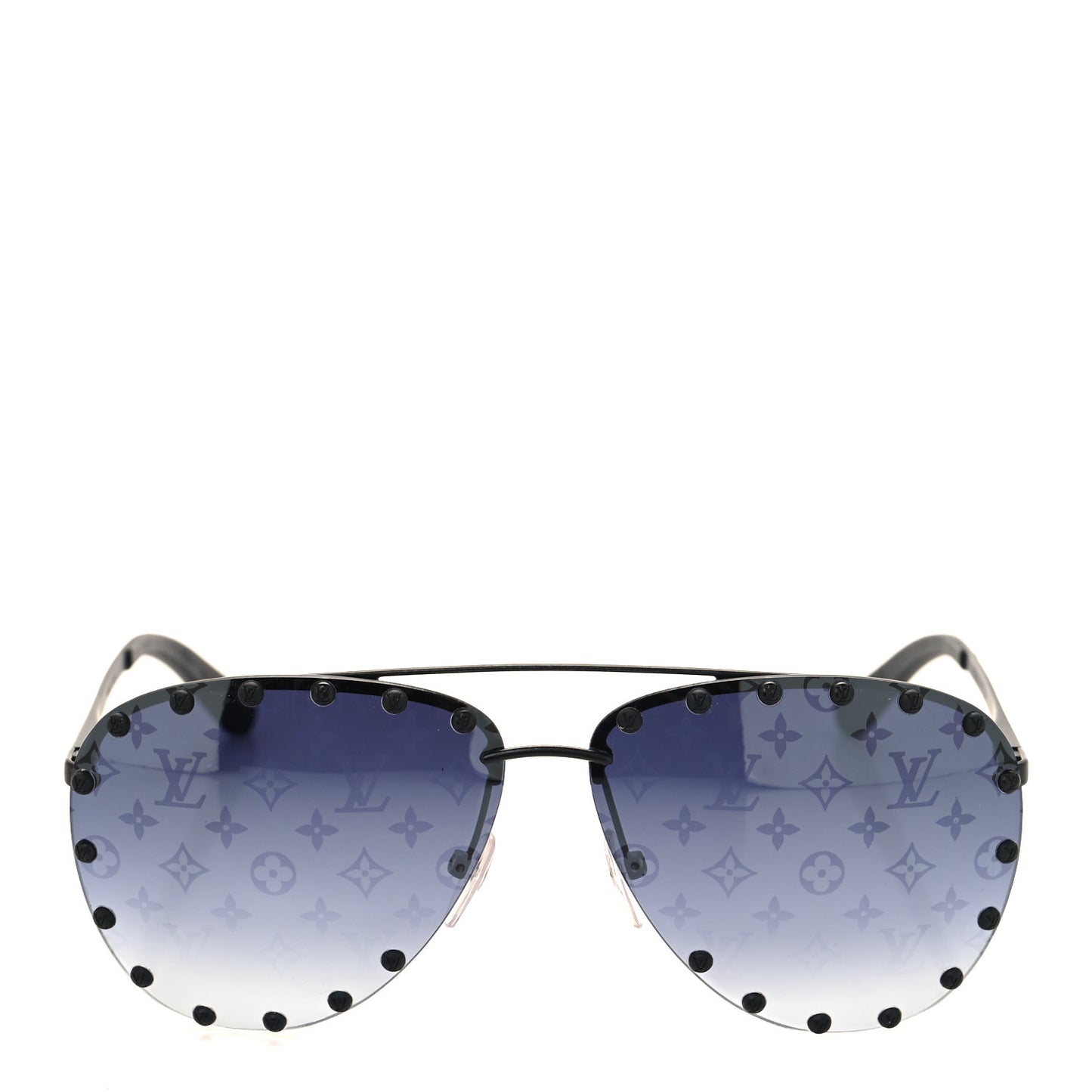Monogram The Party Aviator Sunglasses Z0973U Black