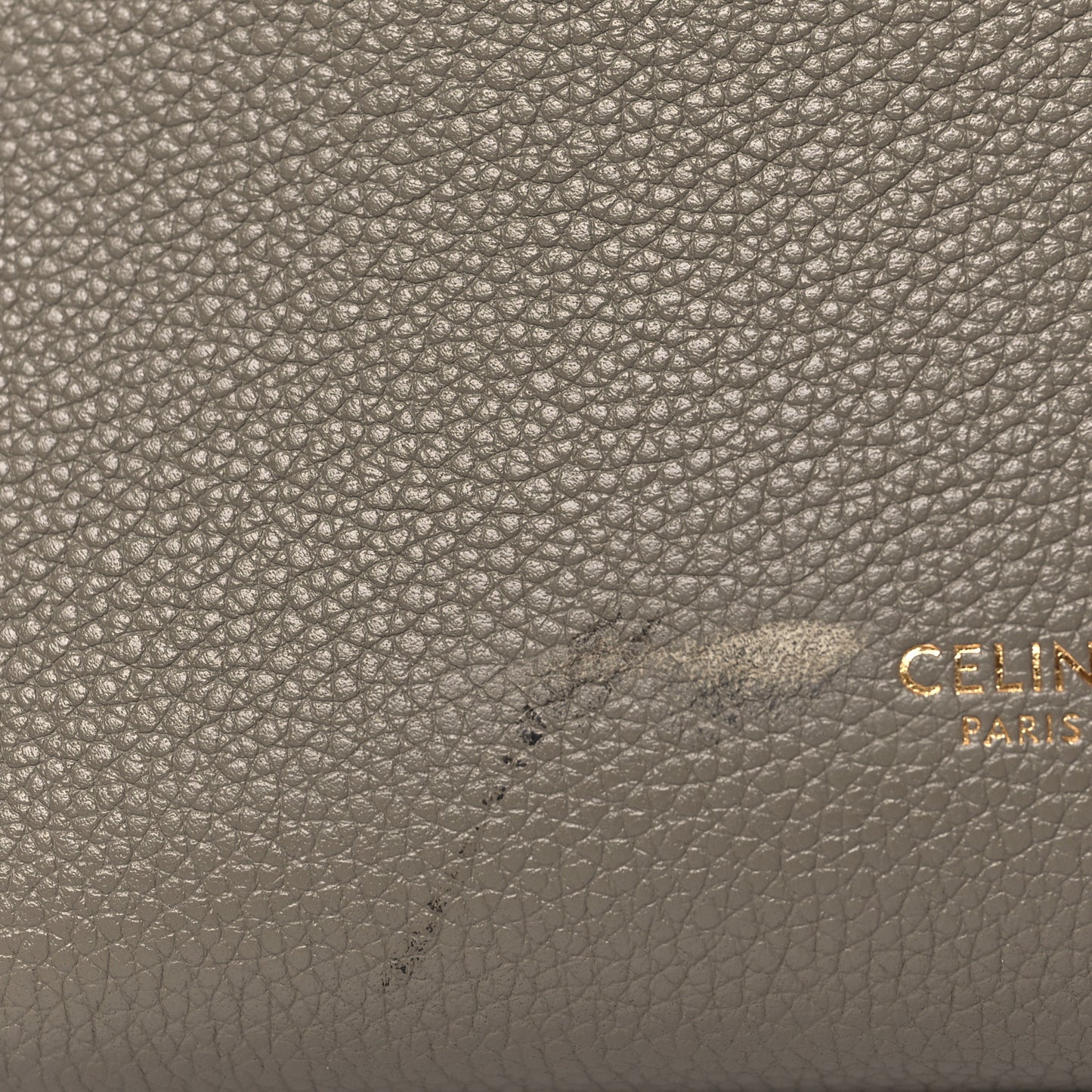 Soft Grained Calfskin Small Sangle Bucket Bag Taupe
