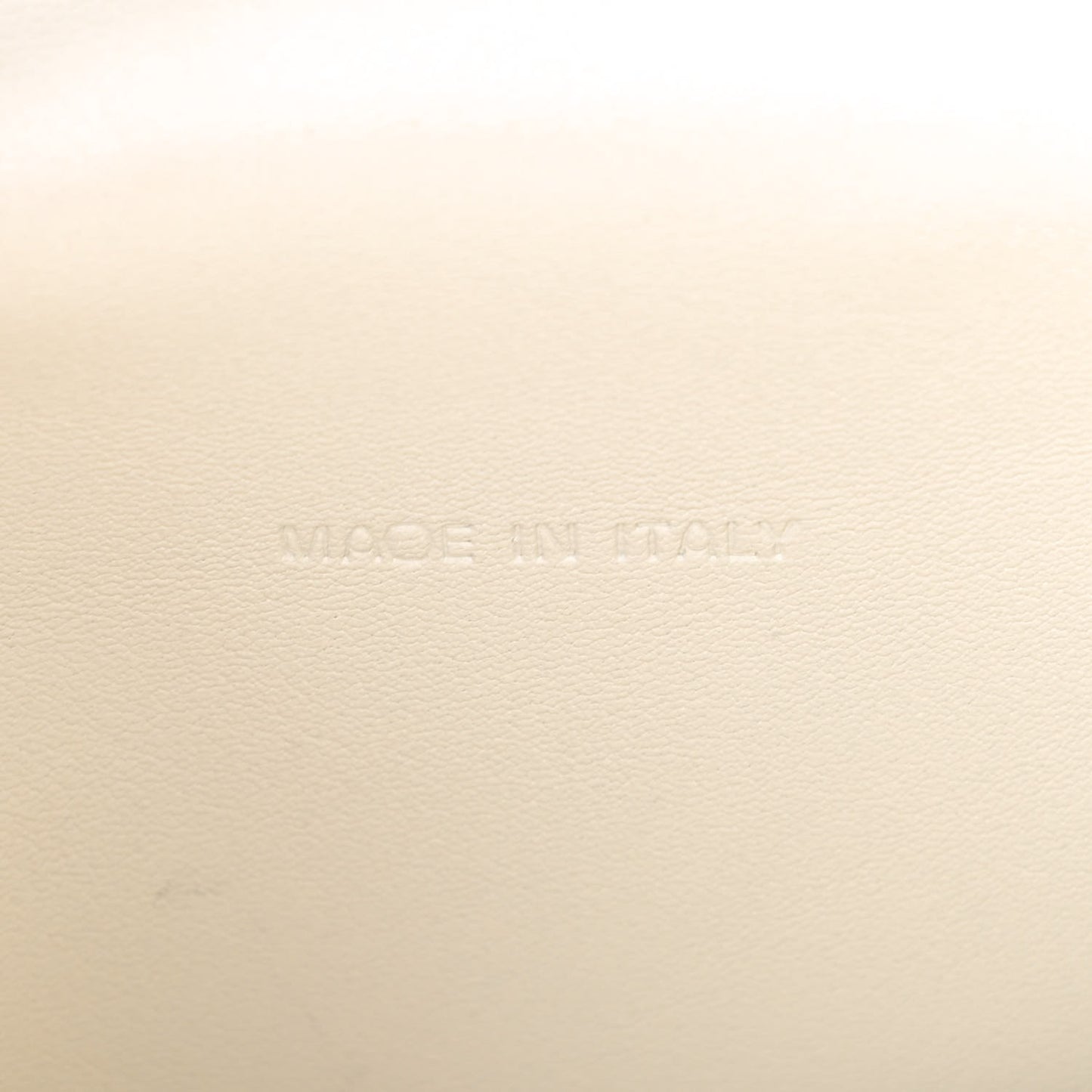 Calfskin J'Adior Chain Flap Bag Off White