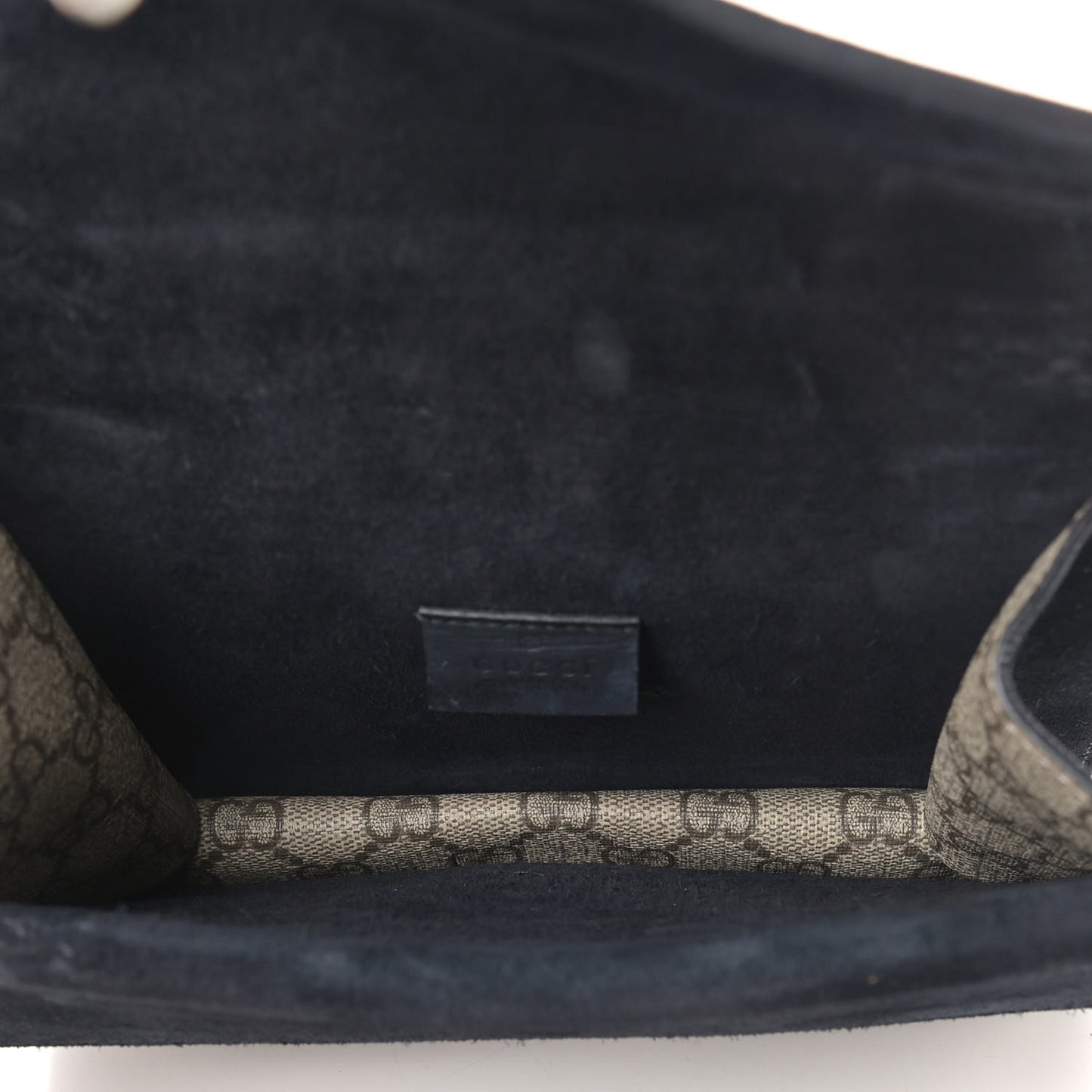 GG Supreme Monogram Mini Dionysus Shoulder Bag Black