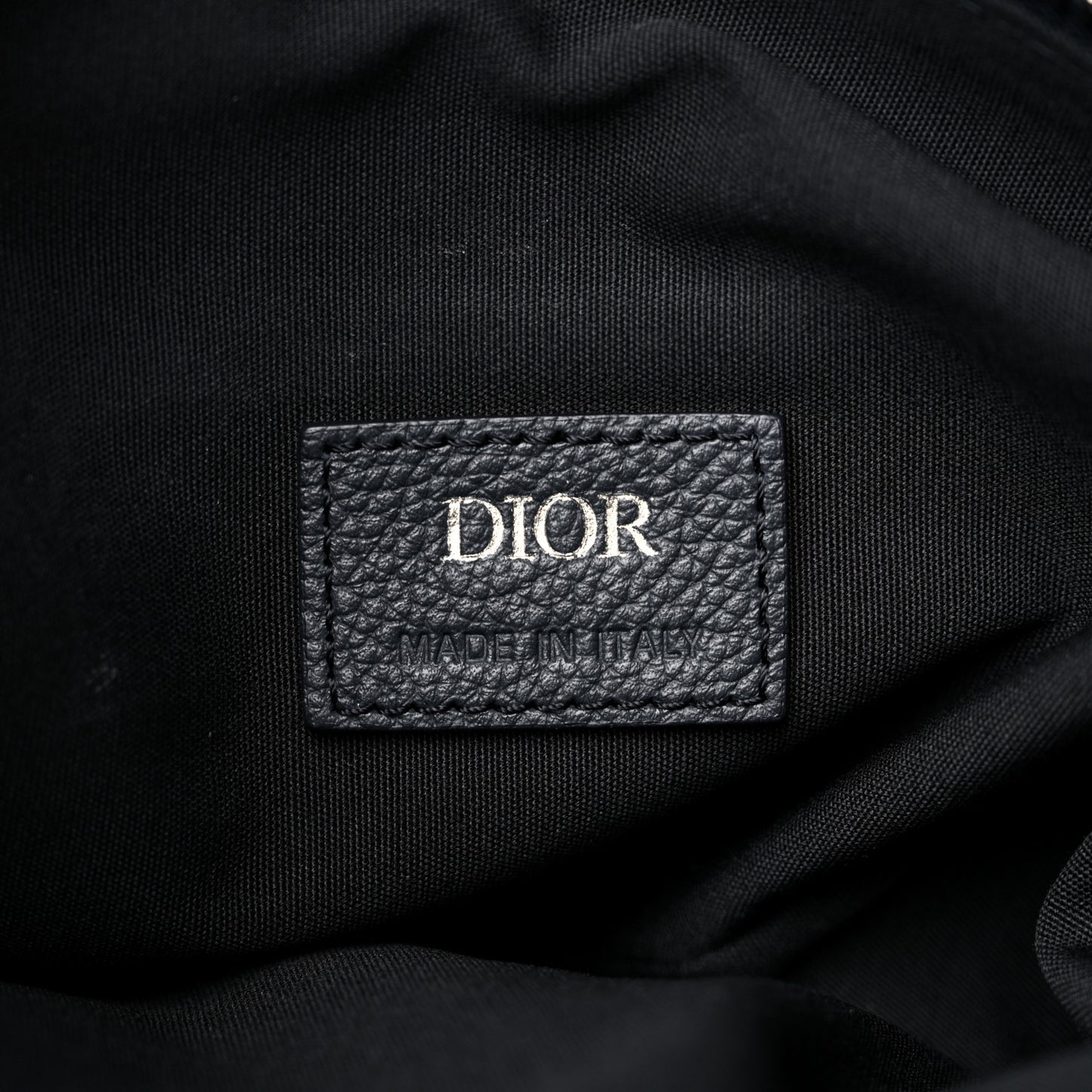 Oblique Mens Saddle Bag Blue