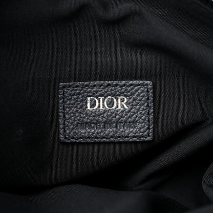 Christian Dior Oblique Mens Saddle Bag Blue 6 of 13