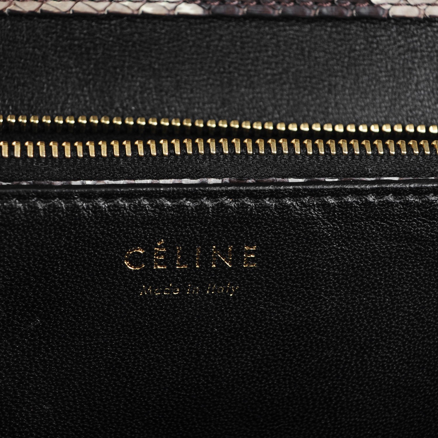 Celine Python Medium Classic Box Flap Bag Natural 6 of 7