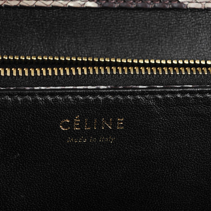 Celine Python Medium Classic Box Flap Bag Natural 6 of 7